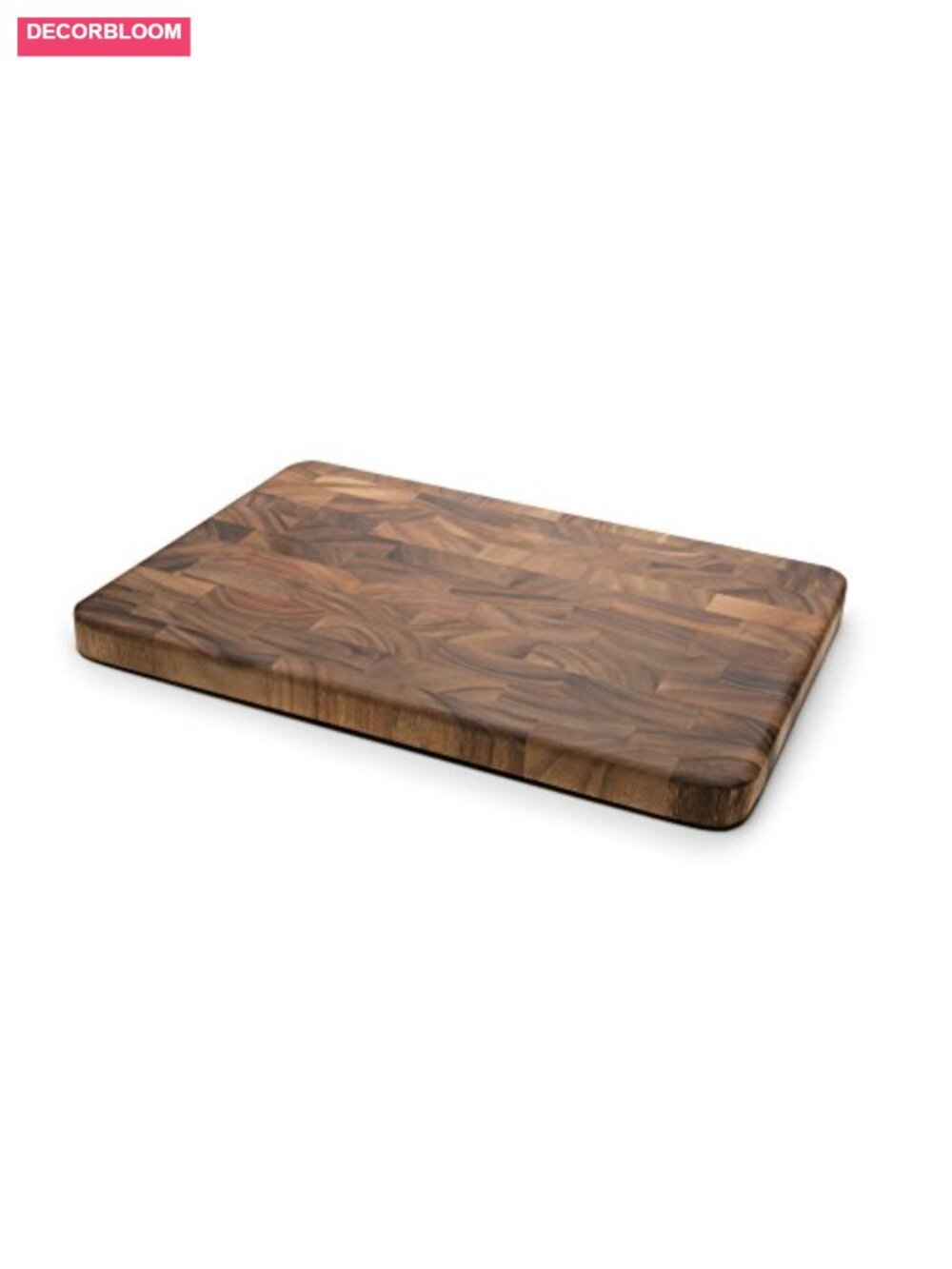 Acacia Wood End Grain Prep Station 20x14x1.25" Cutting Board